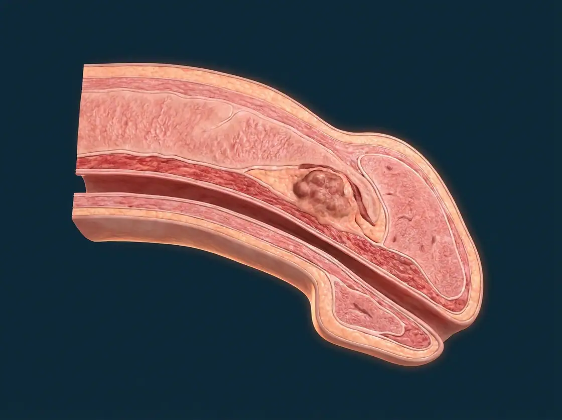 Ilustração anatômica — Câncer de Pênis